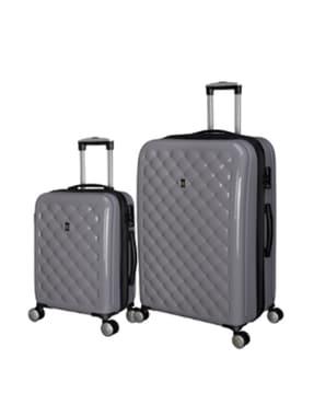 set of 2 trolley bags with tsa lock