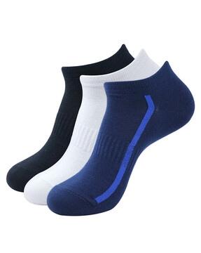 set of 3 ankle-length socks