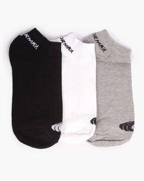 set of 3 ankle-length socks