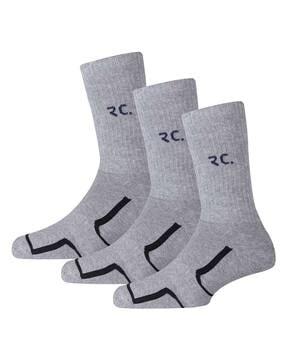 set of 3 printed everyday socks