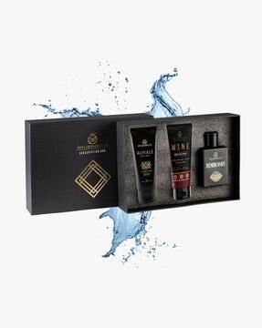 set of 3 royale face & fragrance gift box