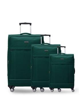 set of 3 trolley bags with tsa lock