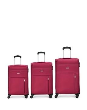 set of 3 unisex avon trolley bags with number lock