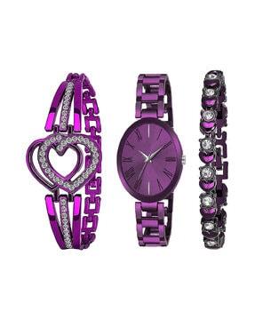 set of 3 watches & bracelet