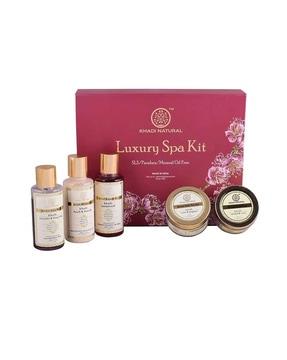 set of 5 natural luxury spa kit