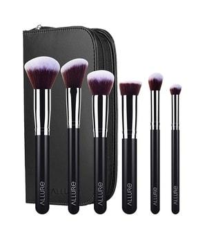 set of 6 professional makeup brushes