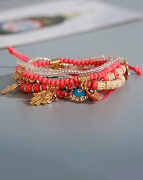 set of 6 slip-on bracelet