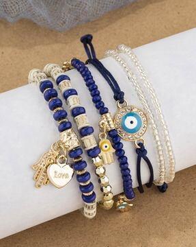 set of 6 slip-on bracelet