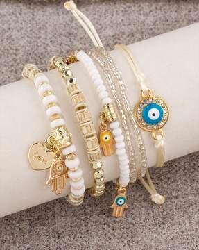 set of 6 slip-on bracelet