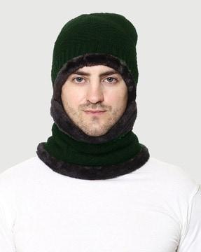 set of beanie with neck warmer