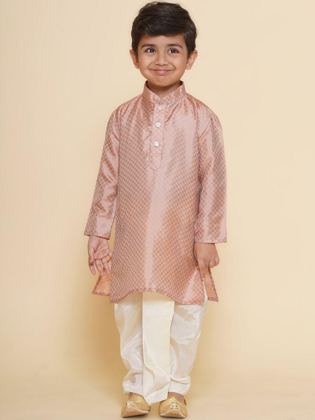 sethukrishna boys regular kurta with dhoti pants