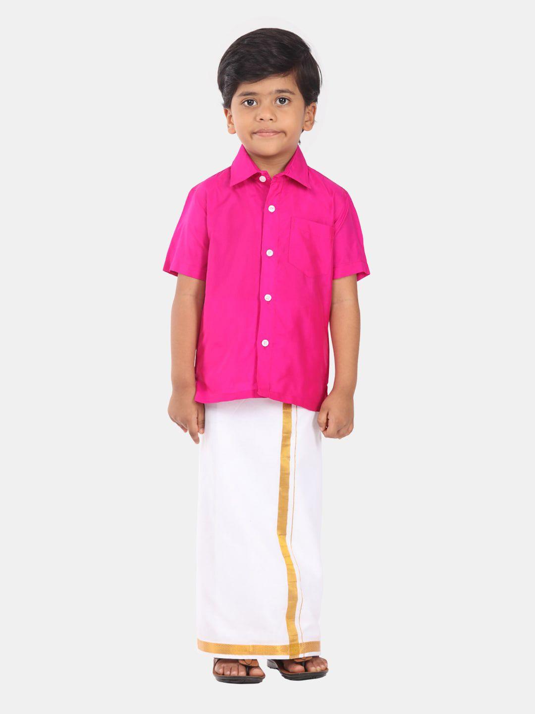 sethukrishna boys shirt & dhoti