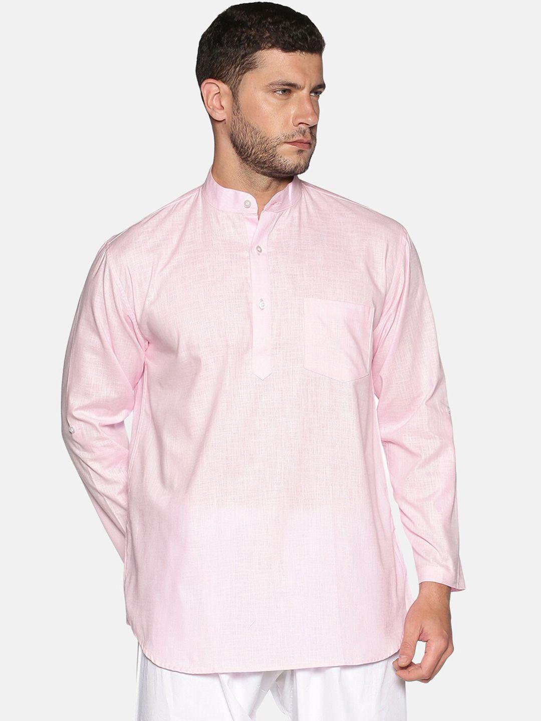 sethukrishna mandarin collar cotton kurta