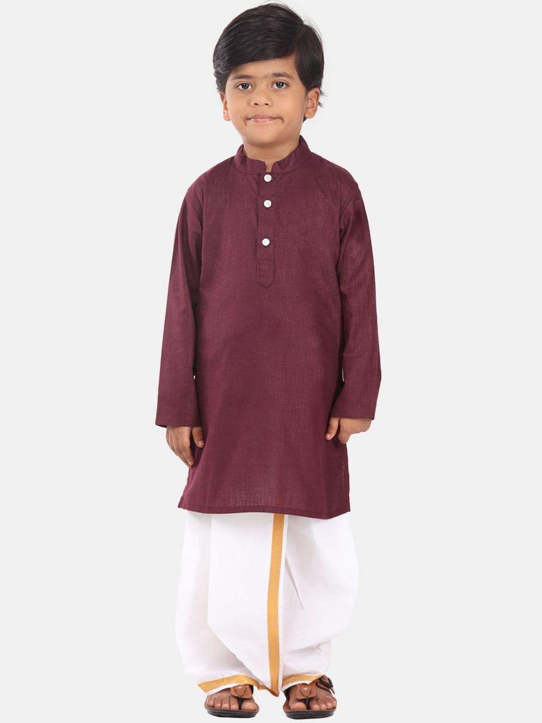 sethukrishna pure cotton kurta with dhoti pants