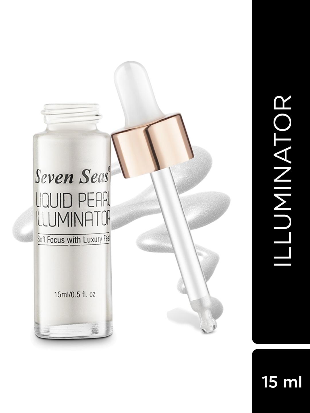 seven seas soft focus liquid pearl illuminator face highlighter 15ml - snow white 102