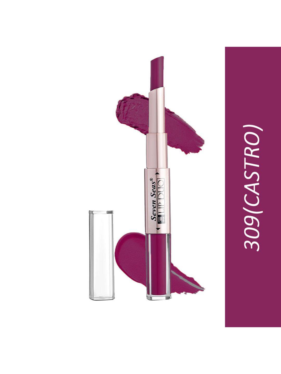 seven seas 2 in 1 liquid with stick lipstick - 309 castro