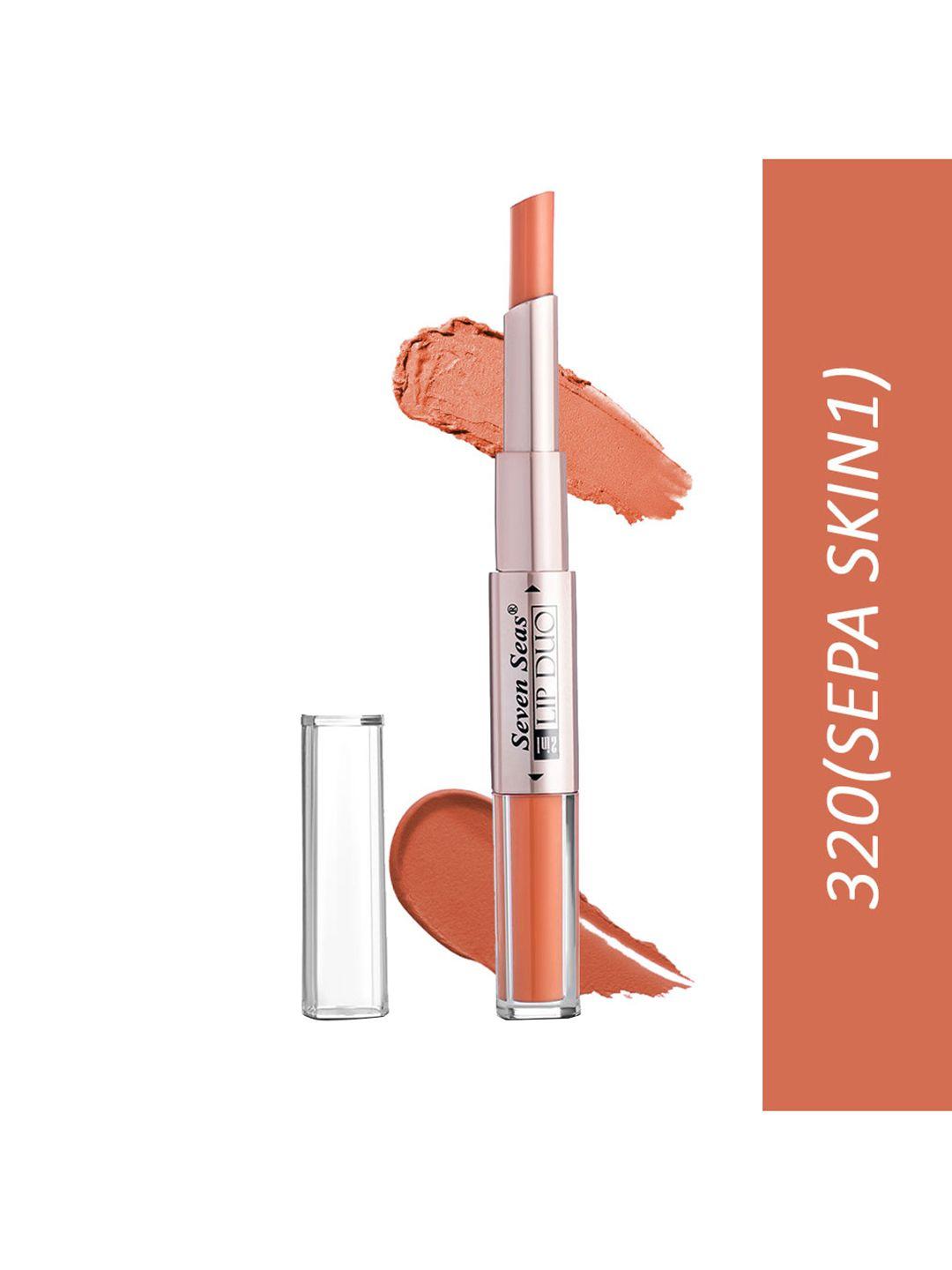 seven seas 2 in 1 liquid with stick lipstick - 320 sepa skin1