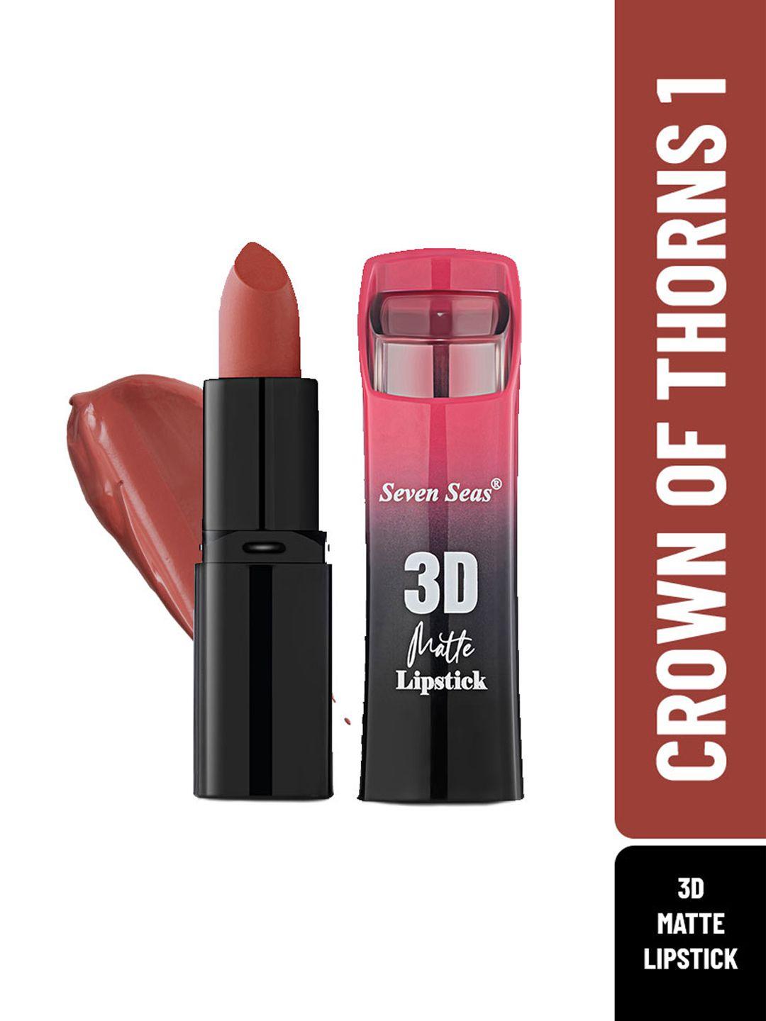 seven seas 3d matte lipstick full coverage - crown of thorns 1