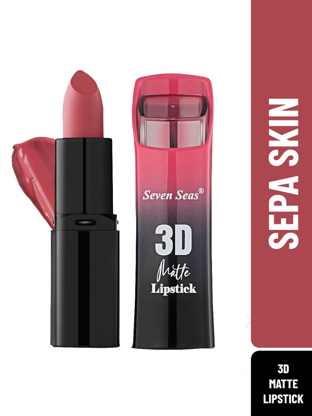 seven seas full coverage 3d matte lipstick - sepa skin 324