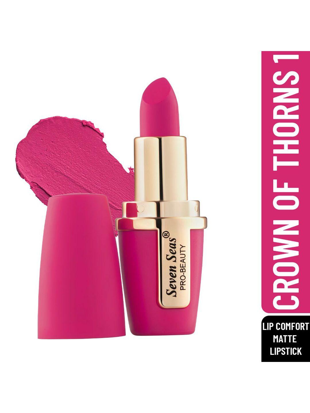 seven seas lip comfort lightweight matte lipstick 4.2 g - crowns of thorns i