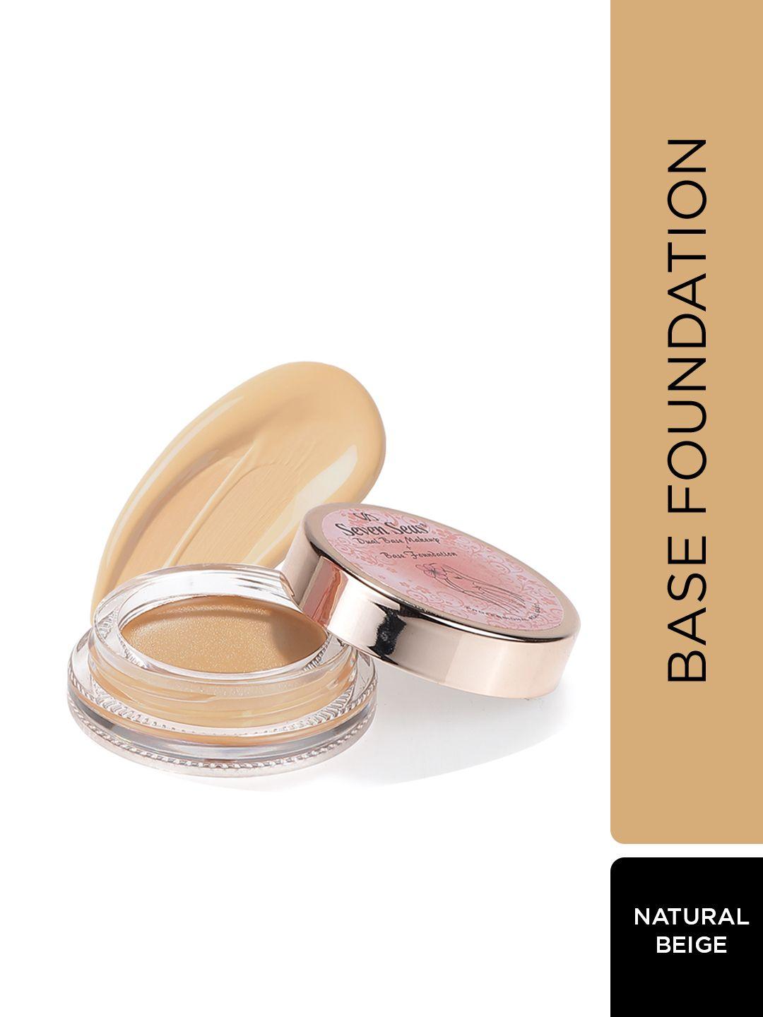 seven seas oil free base foundation - natural beige