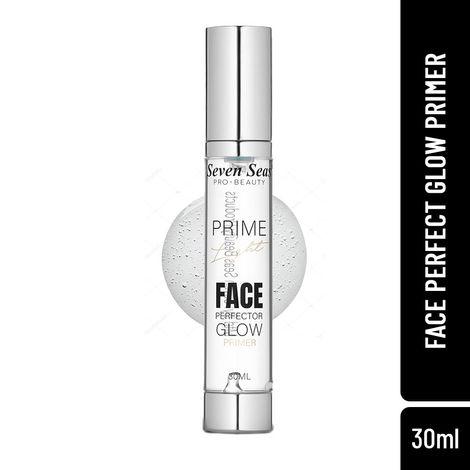 seven seas prime light face perfector primer for makeup base 30ml (transparent) gel