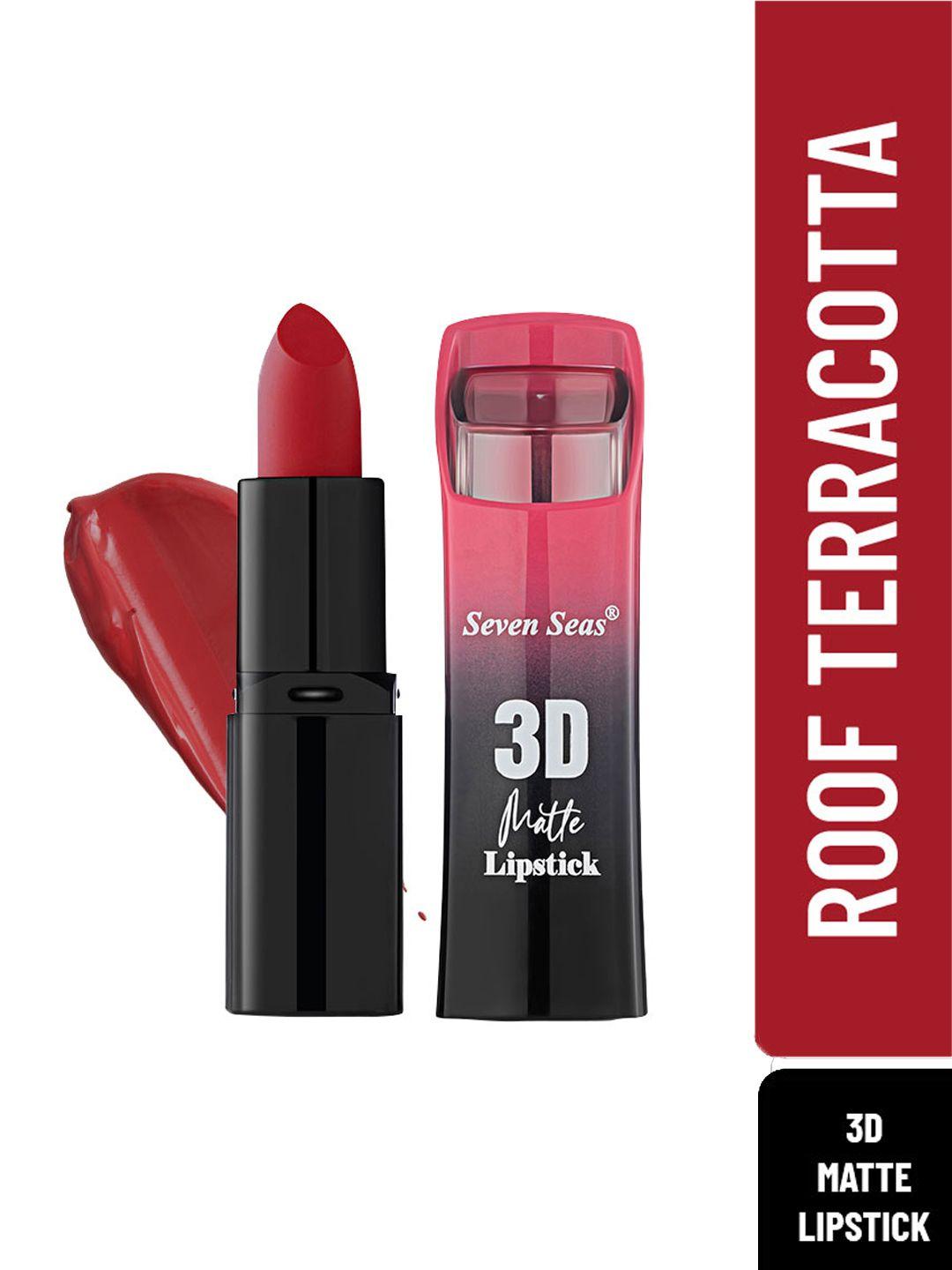 seven seas red 3d matte full coverage lipstick - roof terracotta