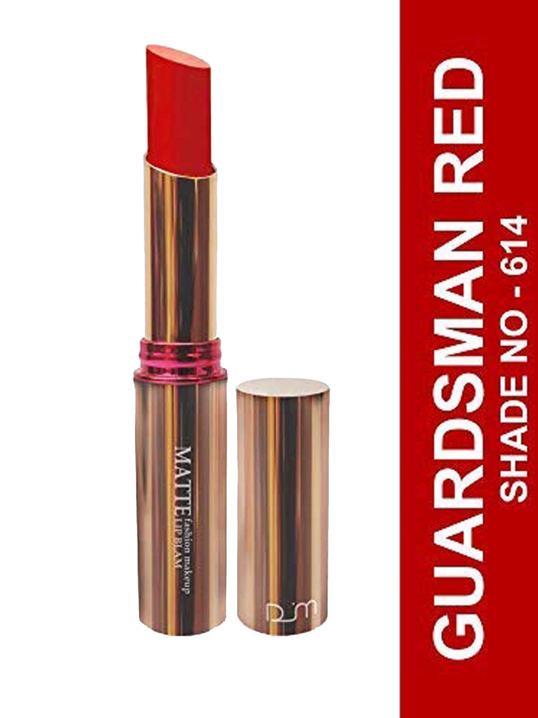 seven seas red matte with you lipstick- guardsman red