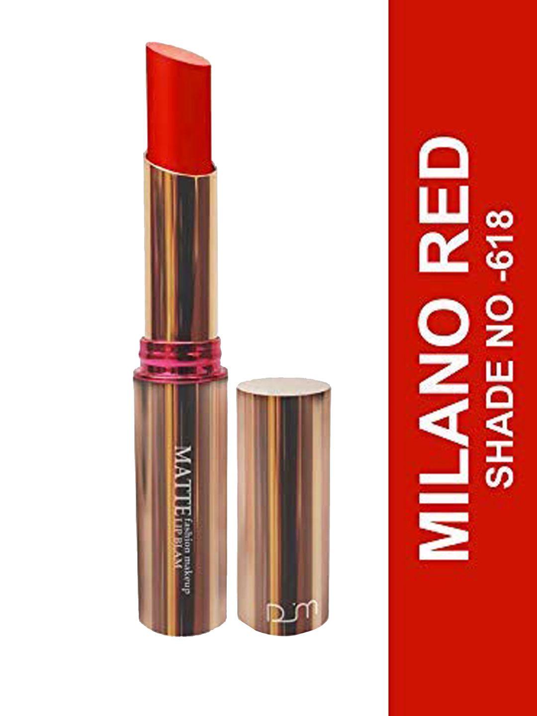 seven seas red matte with you lipstick- milano red