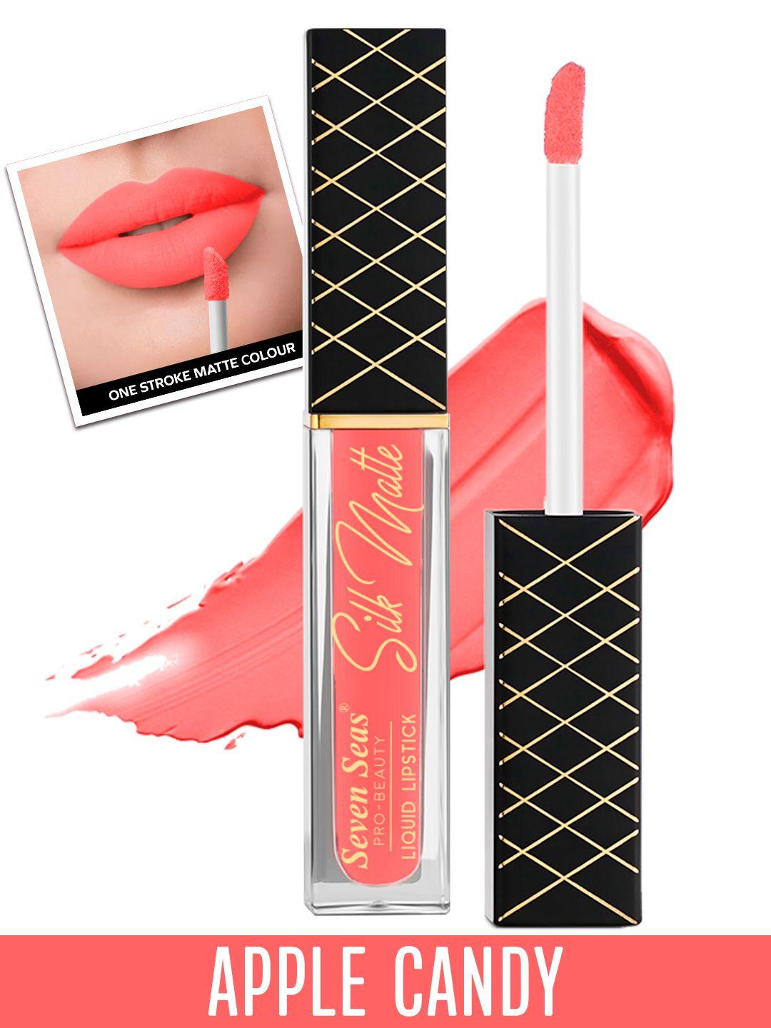 seven seas silk matte liquid lipstick 8g - apple candy
