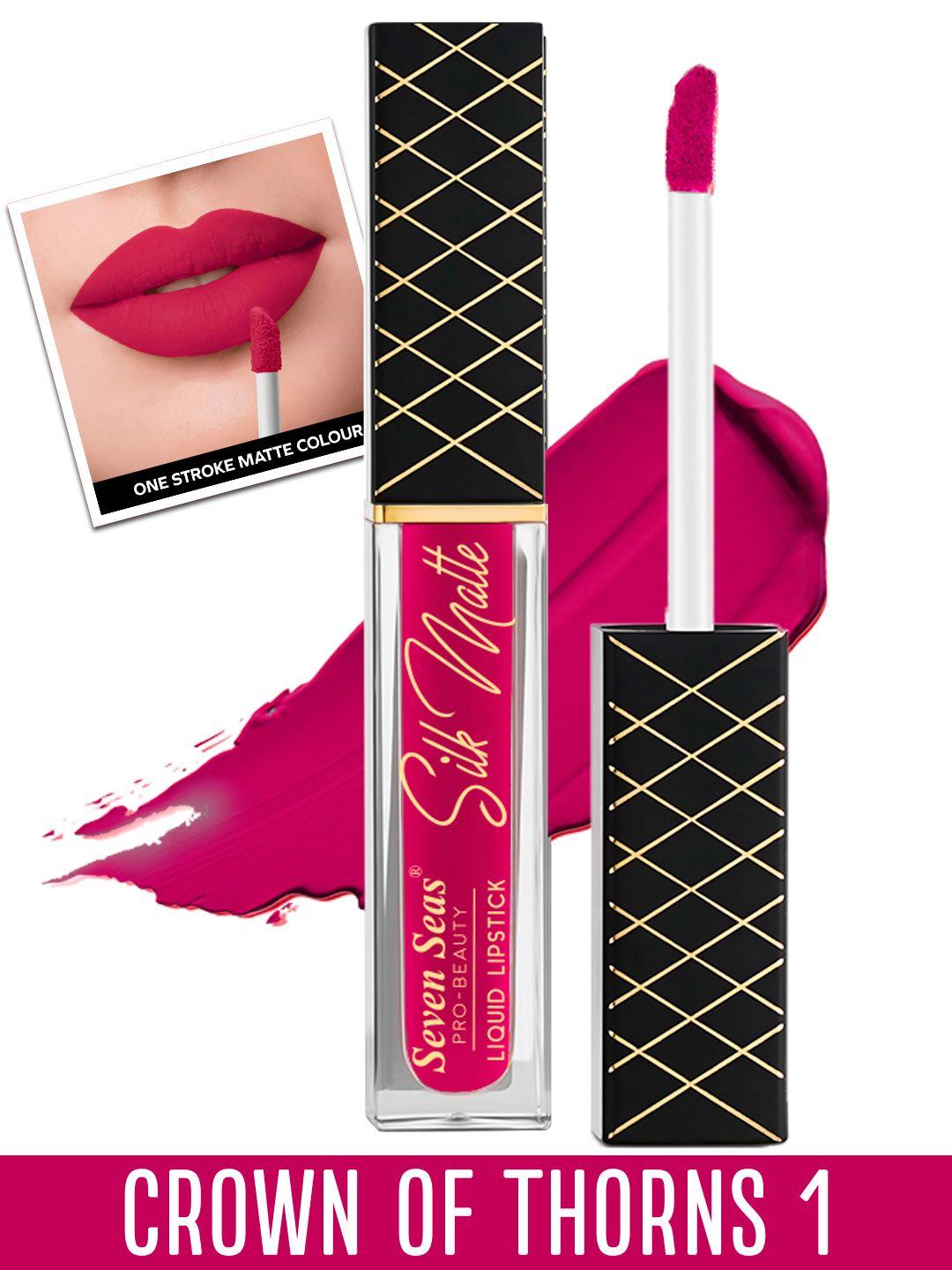 seven seas silk matte liquid lipstick 8g - crown of thorns-i