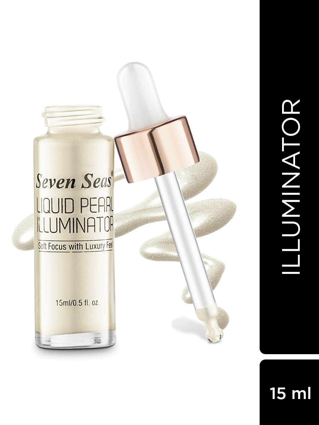seven seas soft focus liquid pearl illuminator face highlighter 15ml - magic 104