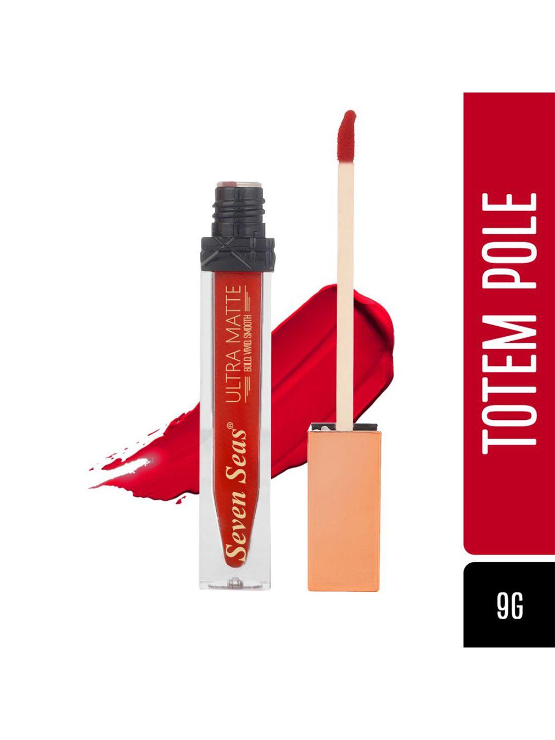 seven seas ultra matte smudge-proof cruelty free liquid lipstick 9 g - totem pole 216