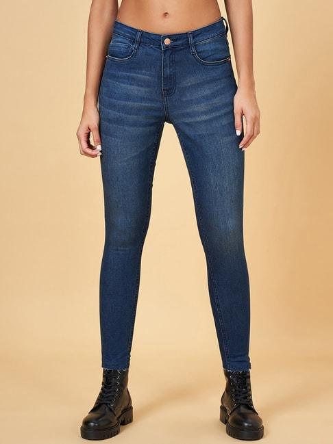 sf jeans by pantaloons blue low rise jeans