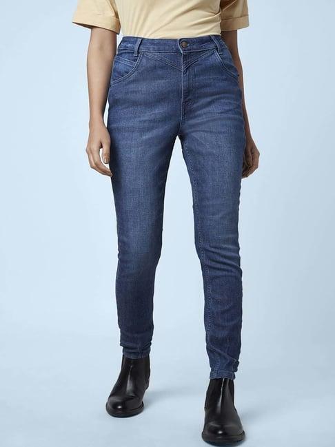 sf jeans by pantaloons blue high rise jeans