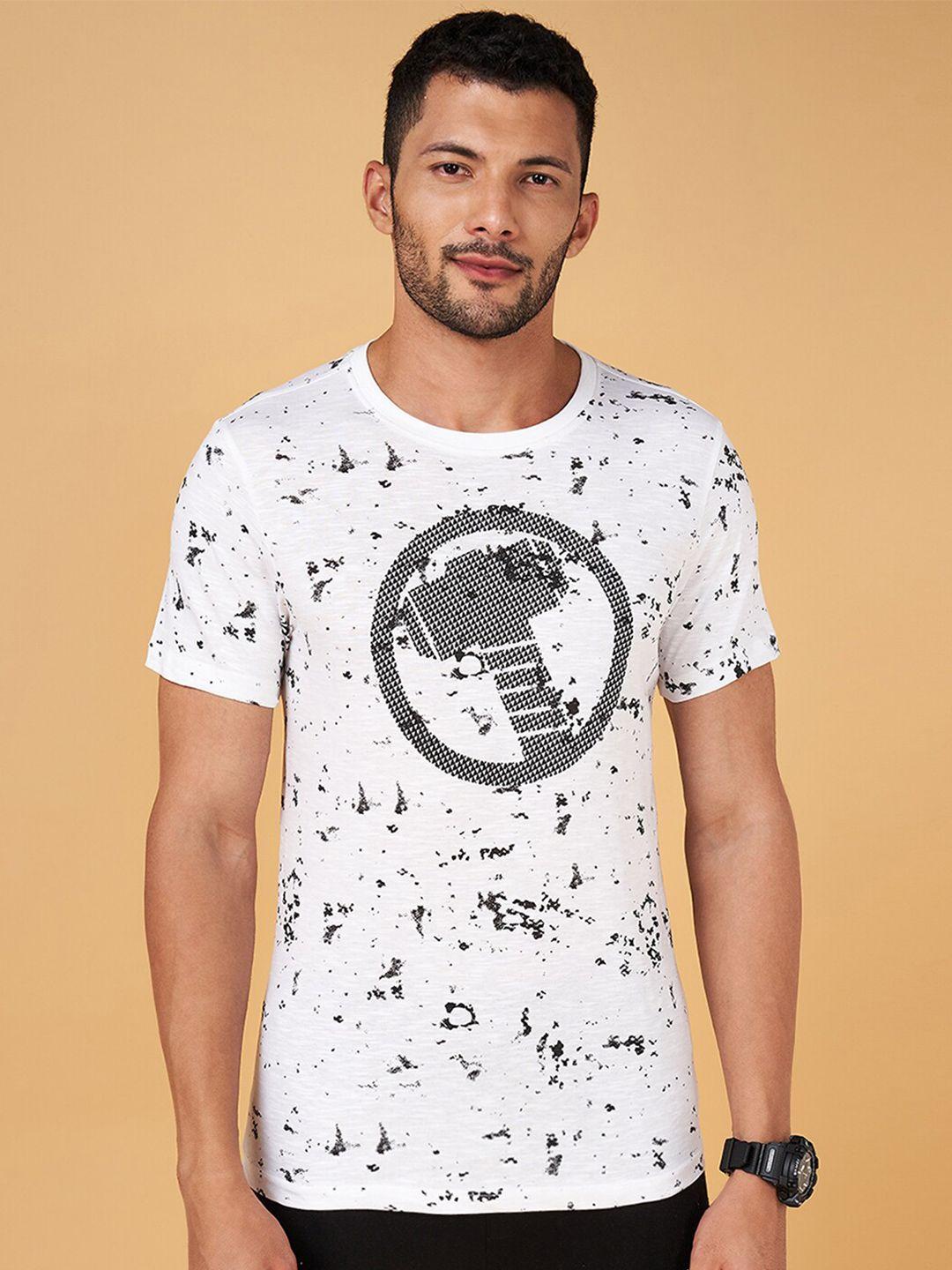 sf jeans by pantaloons graphic printed cotton t-shirt