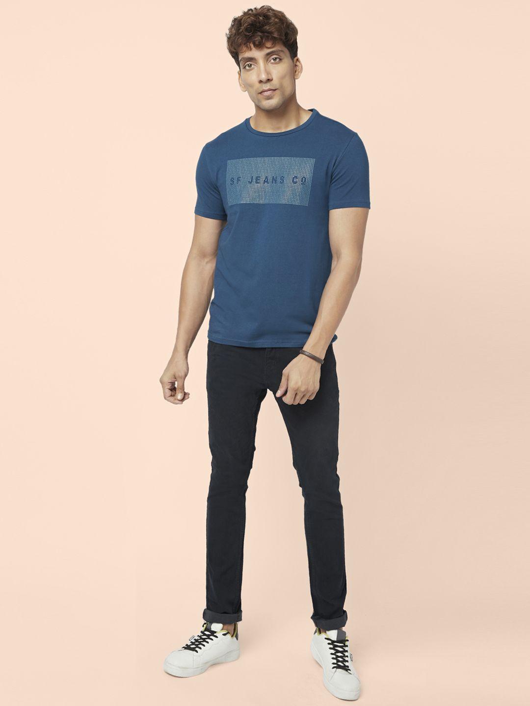 sf jeans by pantaloons men cotton t-shirt