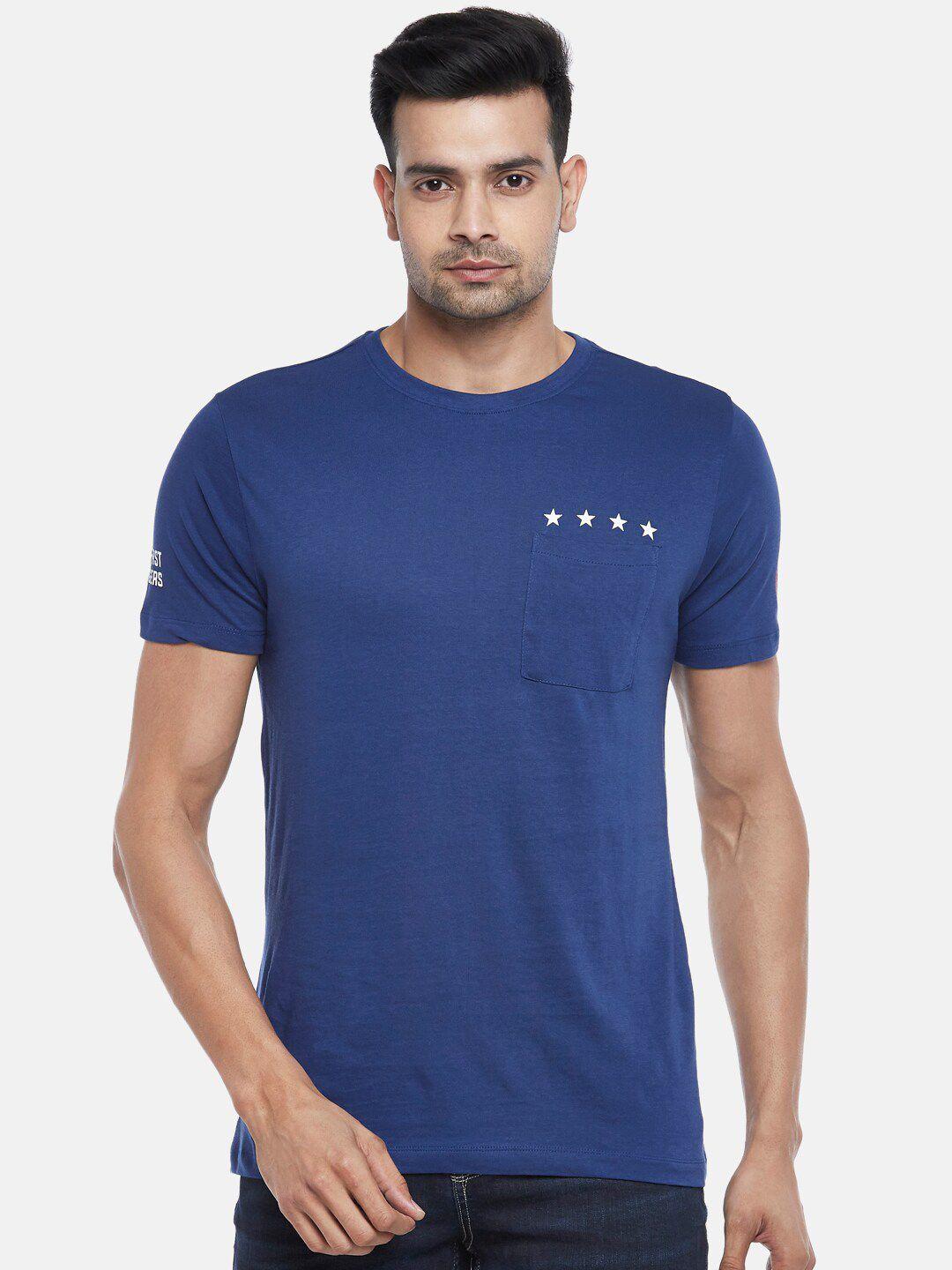 sf jeans by pantaloons round neck slim fit cotton t-shirt