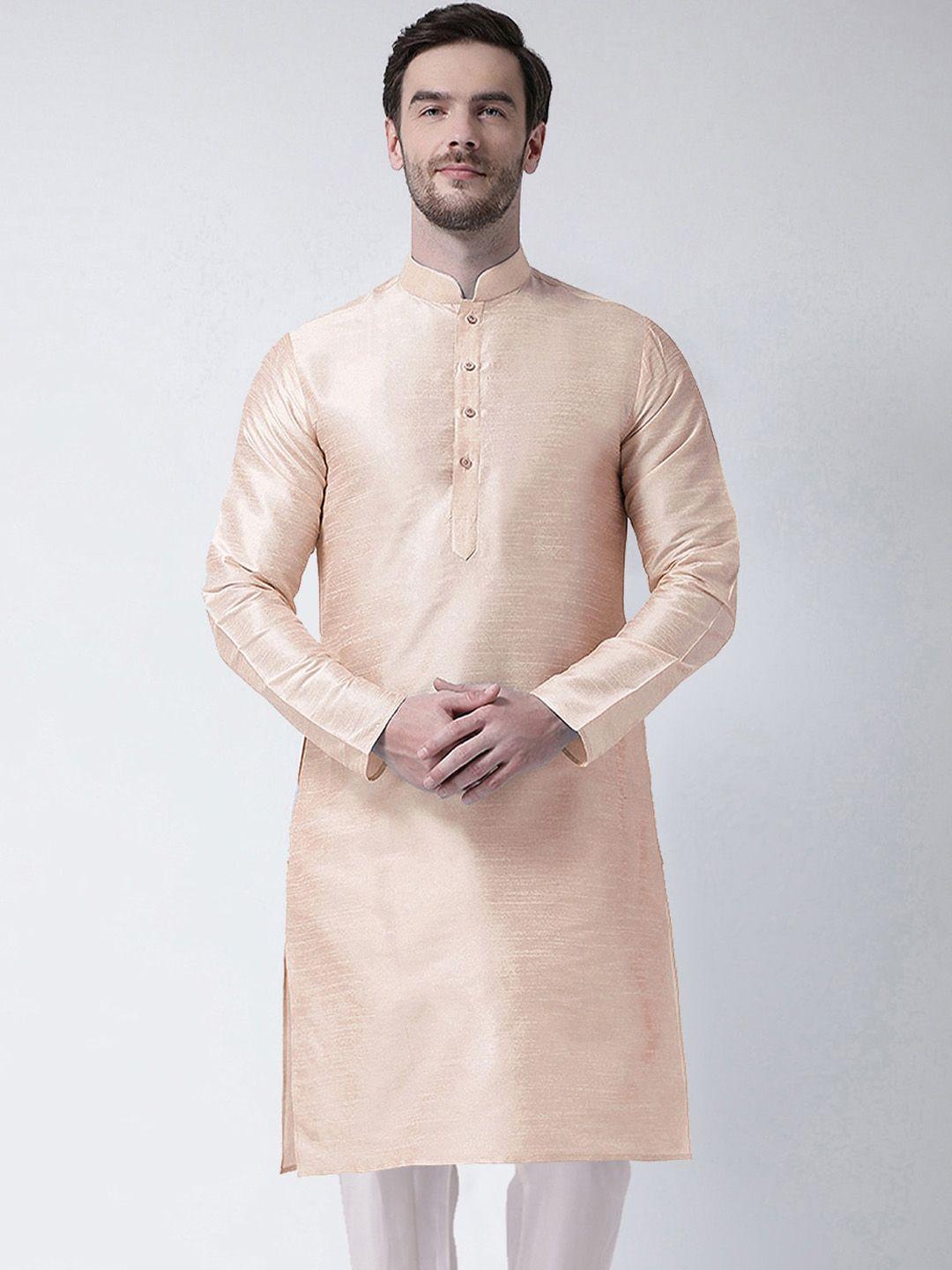 sg leman mandarin collar silk kurta