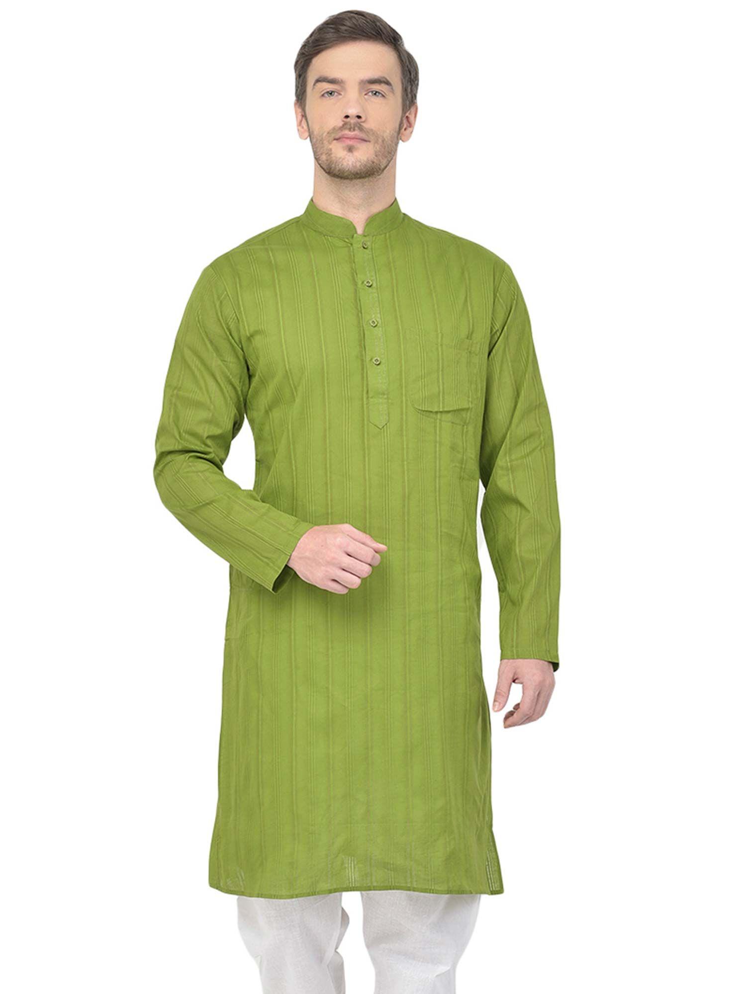 sg leman mehendi solid short kurtas