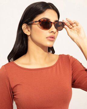 sg0670 uv-protected cat-eye sunglasses