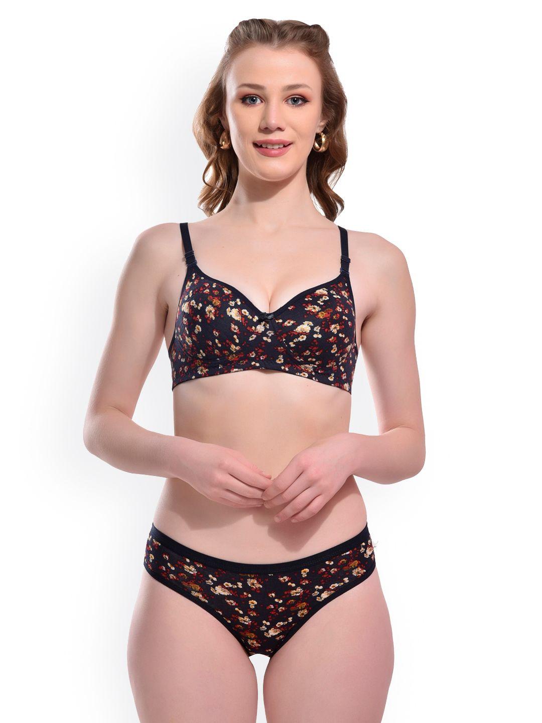 sgc sweden printed lingerie set