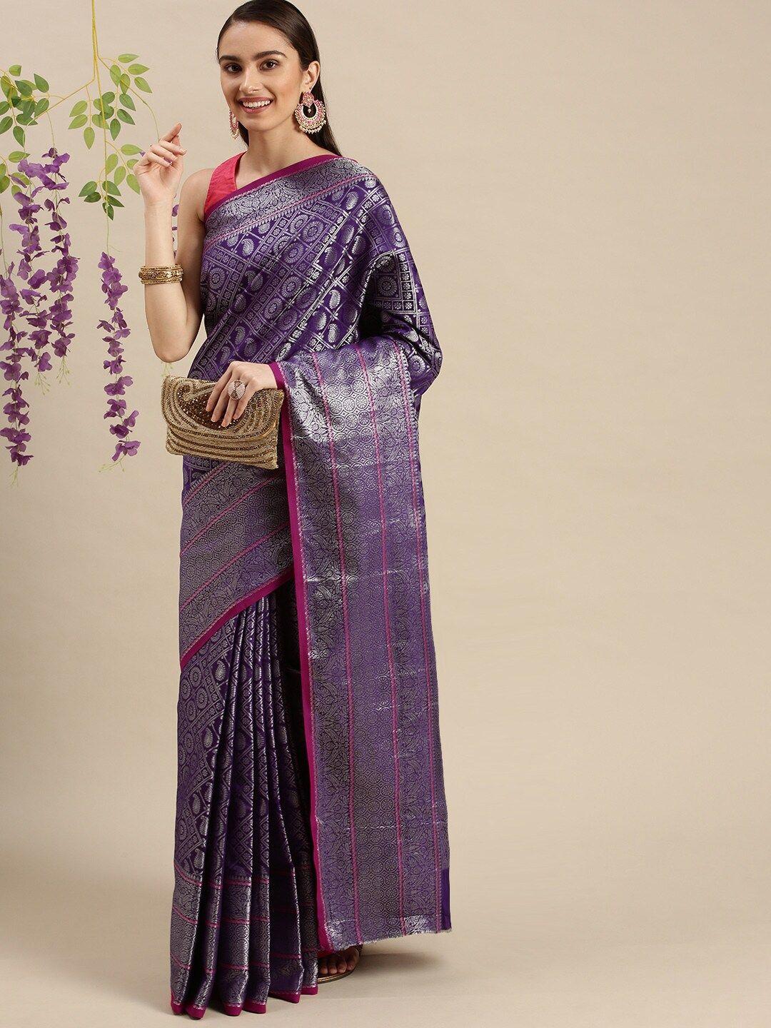 sgf11 ethnic motifs woven design zari pure silk kanjeevaram saree