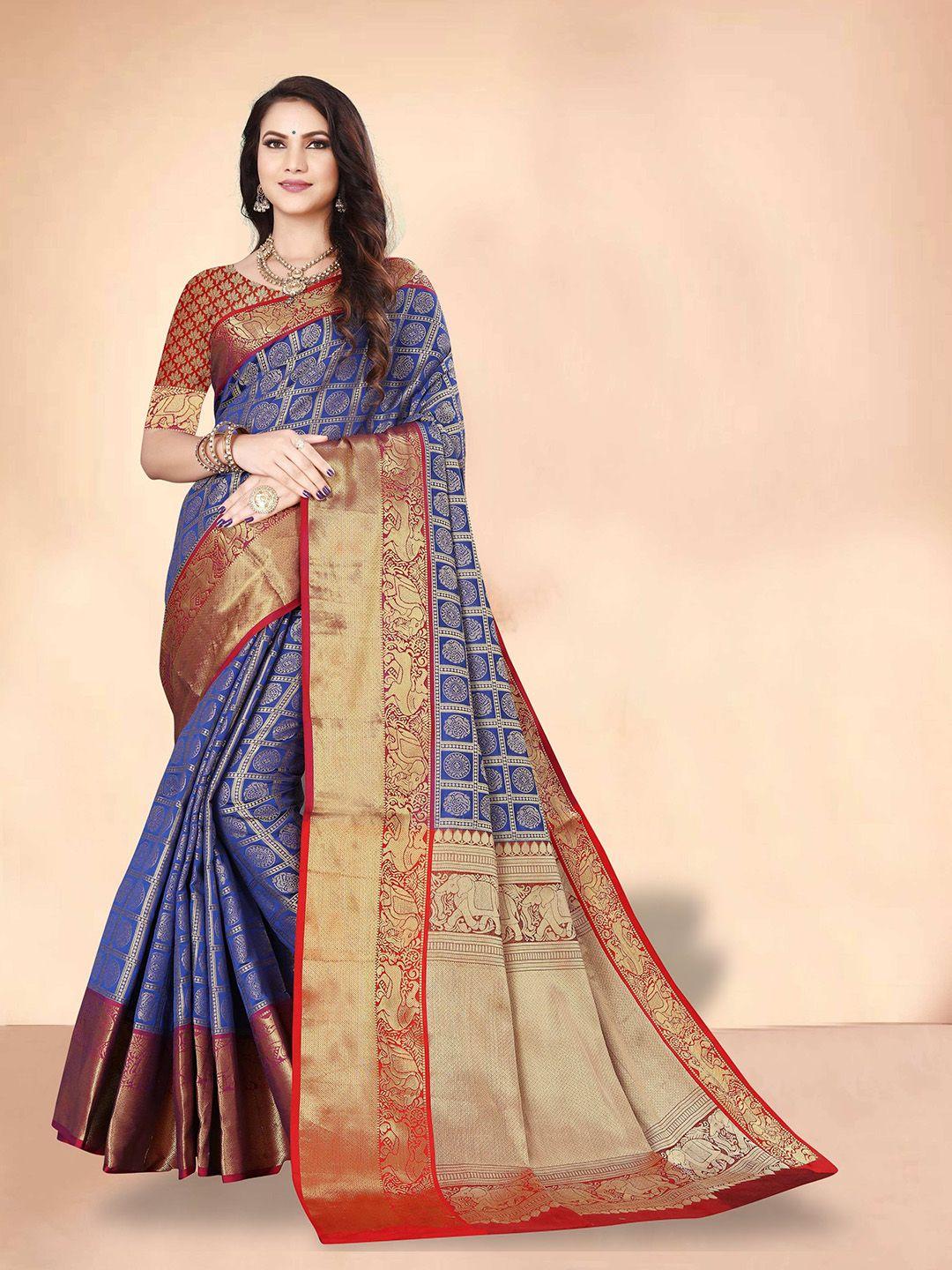 sgf11 woven design zari pure silk kanjeevaram saree