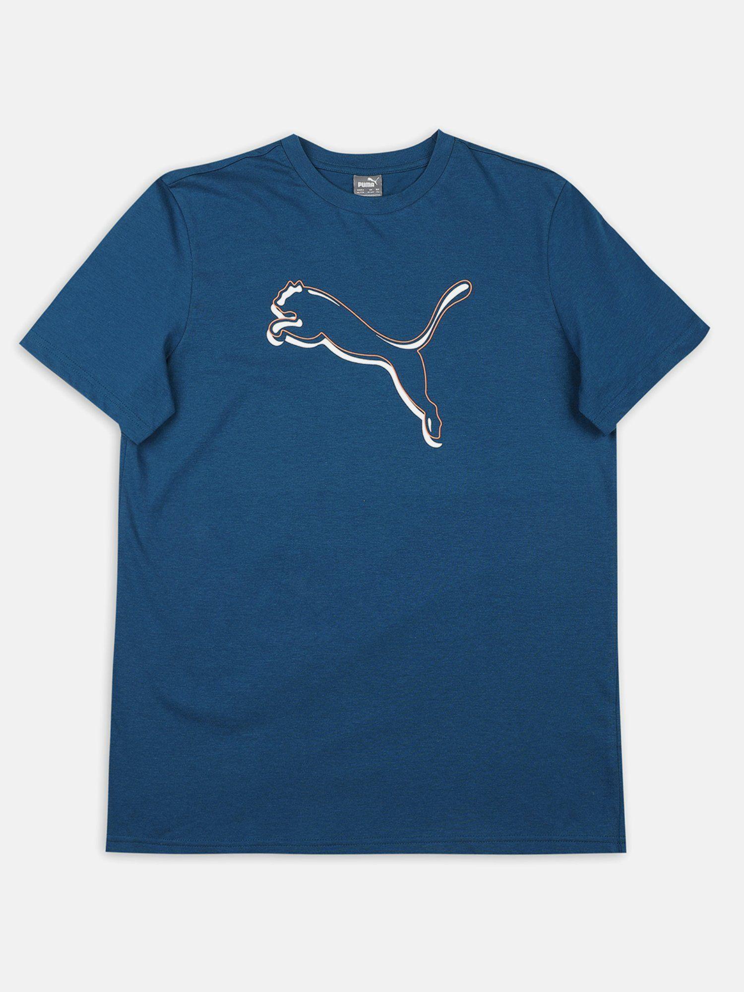 shaded cat boys blue t-shirt