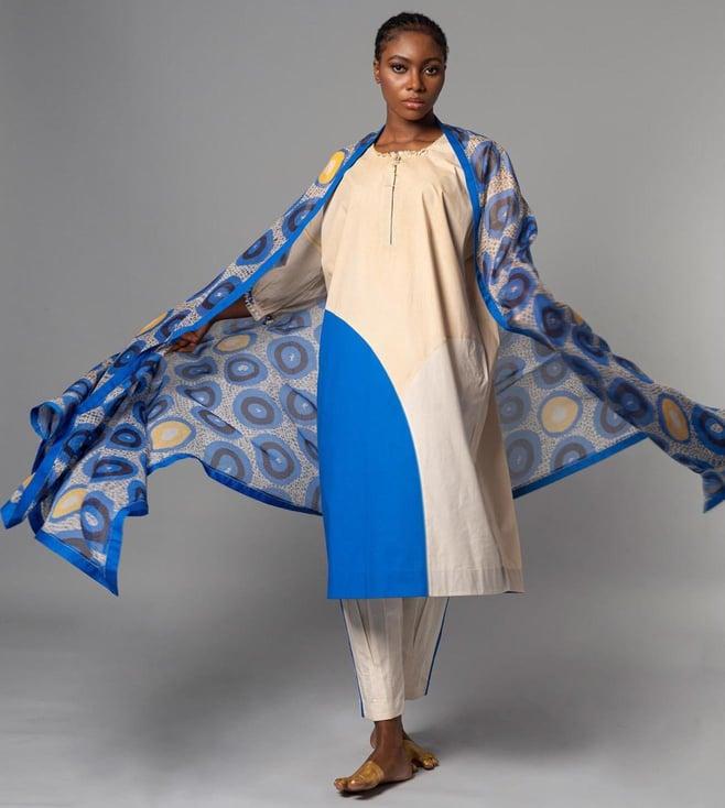 shades of india blue zulu oniko dupatta