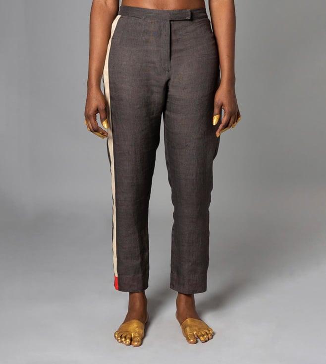 shades of india charcoal zulu faraji trousers