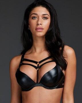 shadow under-wired padded push-up bra