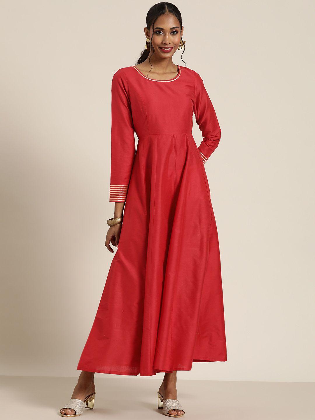 shae by sassafras red ethnic maxi dress