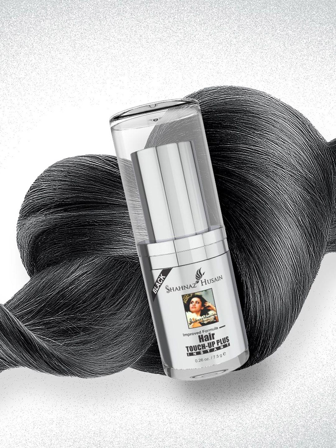 shahnaz husain improved formula hair touch-up plus - black 7.50 gm